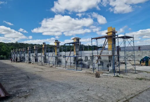 Строителство на склад за зърно в град Генерал Тошево