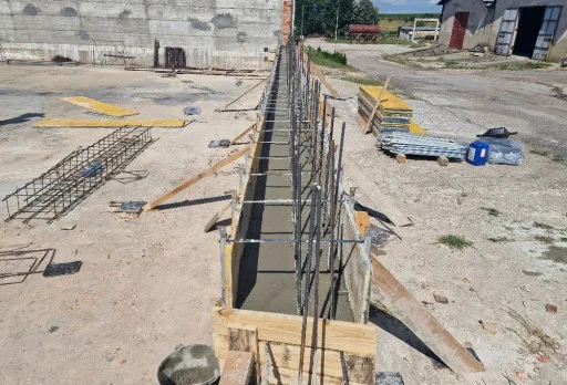 Строителство на склад за зърно в град Генерал Тошево