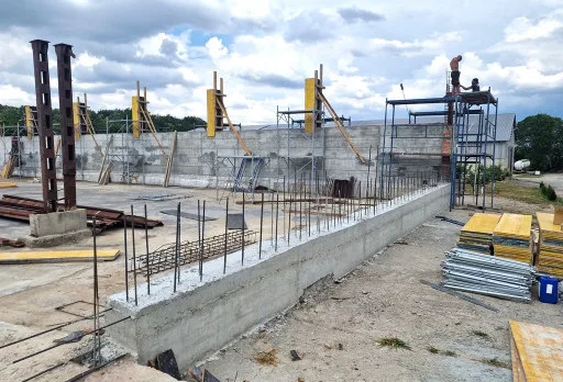 Строителство на склад за зърно в град Генерал Тошево