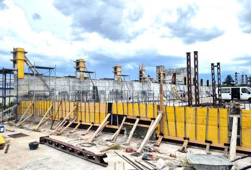 Строителство на склад за зърно в град Генерал Тошево