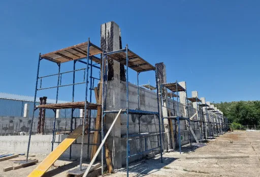 Строителство на склад за зърно в град Генерал Тошево