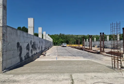 Строителство на склад за зърно в град Генерал Тошево