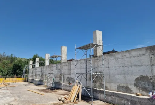 Строителство на склад за зърно в град Генерал Тошево