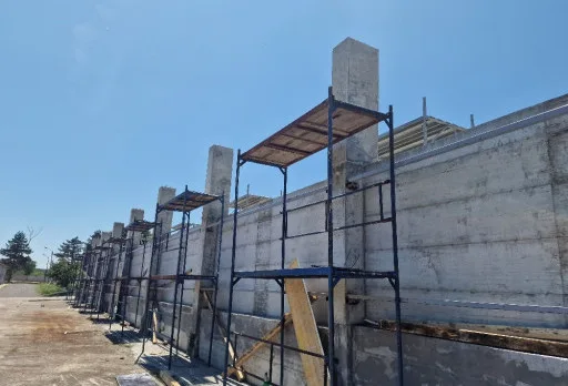 Строителство на склад за зърно в град Генерал Тошево