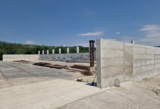 Строителство на склад за зърно в град Генерал Тошево