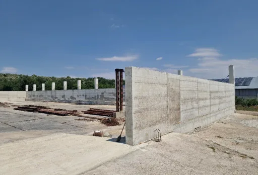 Строителство на склад за зърно в град Генерал Тошево