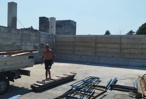 Строителство на склад за зърно в град Генерал Тошево