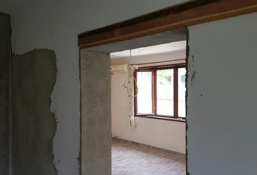 Building and repair works of a house near Albena