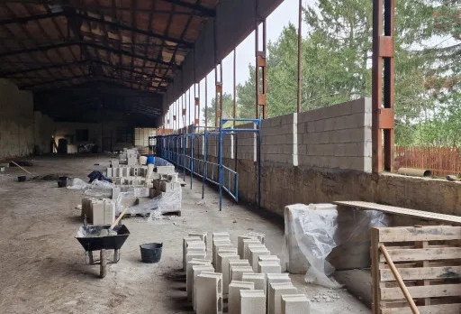 Строителство на склад за зърно в Добрич