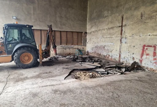 Строителство на склад за зърно в Добрич