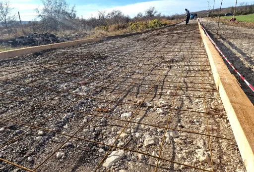 Строителство на път в Балчик, с. Рогачево