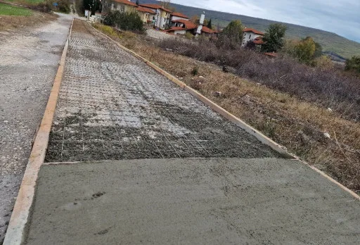 Строителство на път в Балчик, с. Рогачево