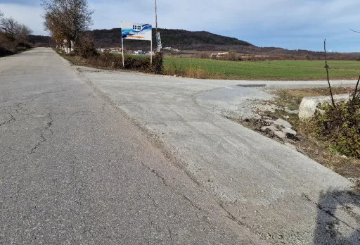 Строителство на път в Балчик, с. Рогачево