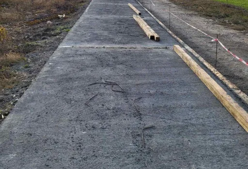 Строителство на път в Балчик, с. Рогачево