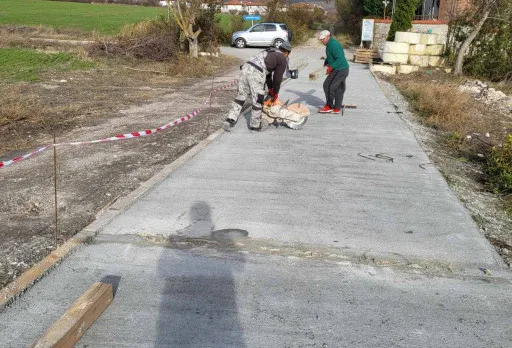 Строителство на път в Балчик, с. Рогачево