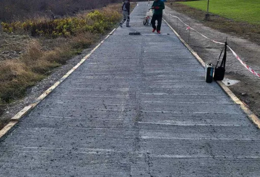 Строителство на път в Балчик, с. Рогачево