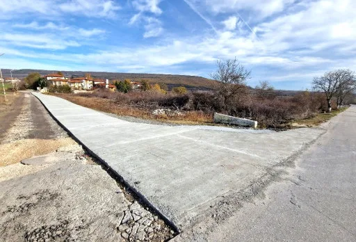 Строителство на път в Балчик, с. Рогачево