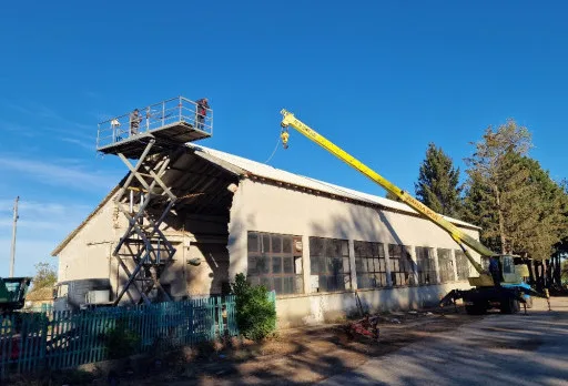 Строителство и ремонт на работилница за селскостопански машини в Добрич