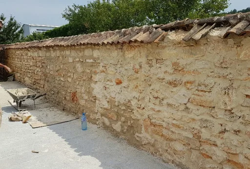 Building and repair works of a house near Albena