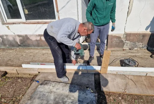 Bau- und Reparaturarbeiten an einem Haus in Balchik, Golfplatz