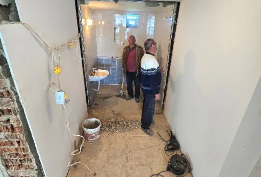 Bau- und Reparaturarbeiten an einem Haus in Balchik, Golfplatz