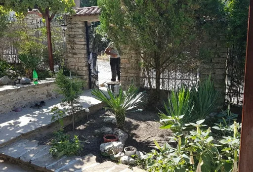 Building and repair works of a house near Albena