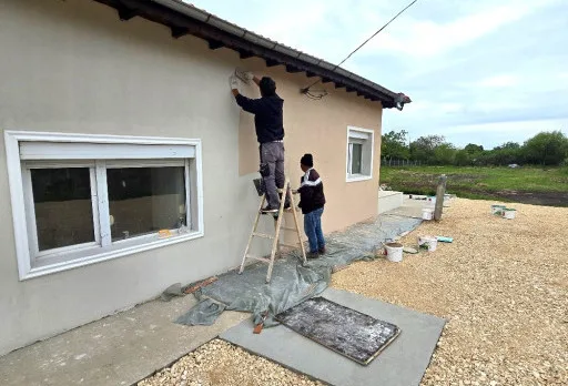 Bau- und Reparaturarbeiten an einem Haus in Balchik, Golfplatz
