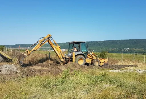 Строителство на водопровод в с. Рогачево, Албена