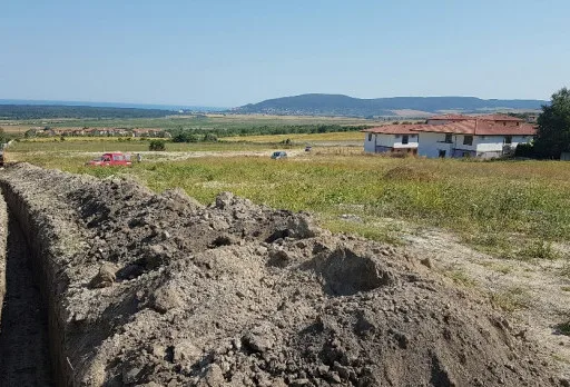 Строителство на водопровод в с. Рогачево, Албена