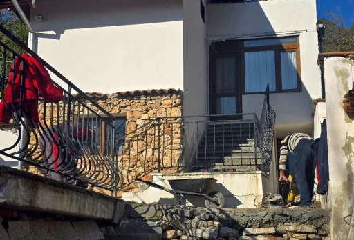 Building and landscaping works of a house in Balchik