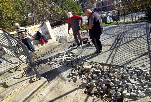 Building and landscaping works of a house in Balchik