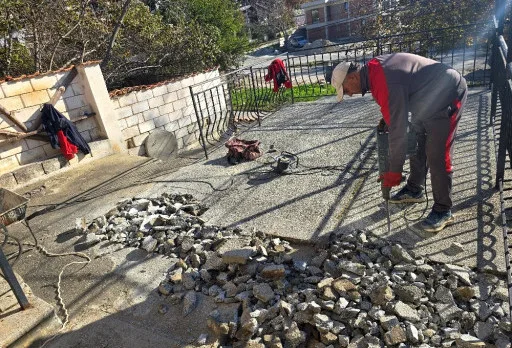 Building and landscaping works of a house in Balchik