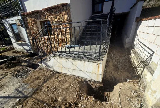 Building and landscaping works of a house in Balchik