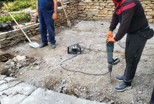 Building and landscaping works of a house in Balchik