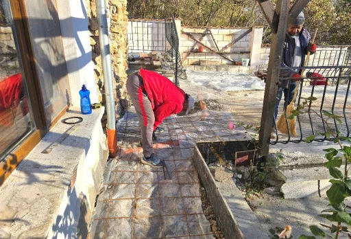 Building and landscaping works of a house in Balchik