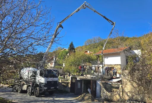 Building and landscaping works of a house in Balchik