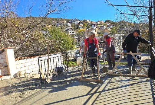 Building and landscaping works of a house in Balchik
