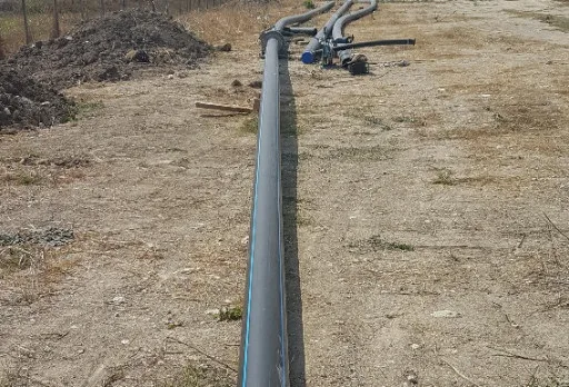 Строителство на водопровод в с. Рогачево, Албена