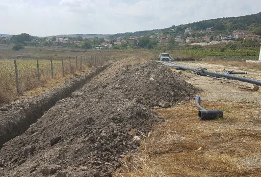 Строителство на водопровод в с. Рогачево, Албена