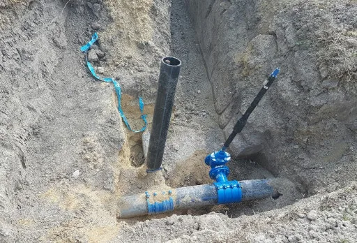 Строителство на водопровод в с. Рогачево, Албена