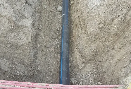 Строителство на водопровод в с. Рогачево, Албена