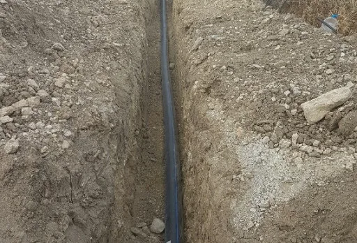 Строителство на водопровод в с. Рогачево, Албена