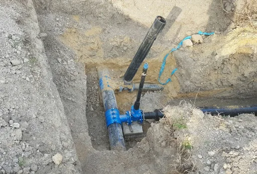 Строителство на водопровод в с. Рогачево, Албена