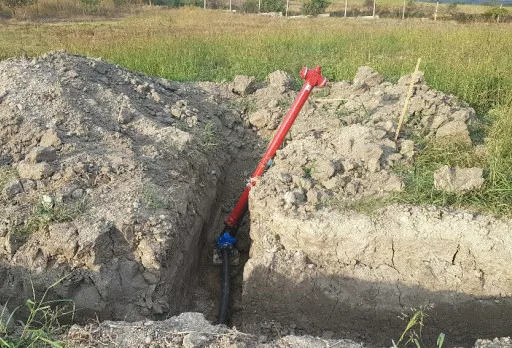 Строителство на водопровод в с. Рогачево, Албена