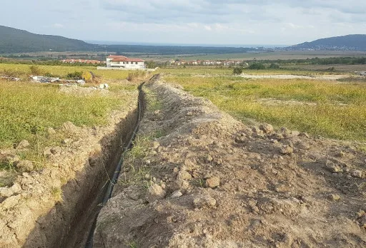 Строителство на водопровод в с. Рогачево, Албена