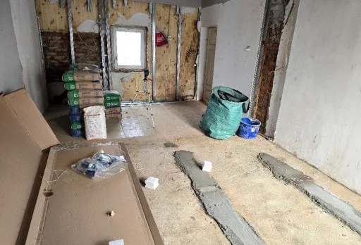 Bau- und Reparaturarbeiten an einem Haus in Balchik