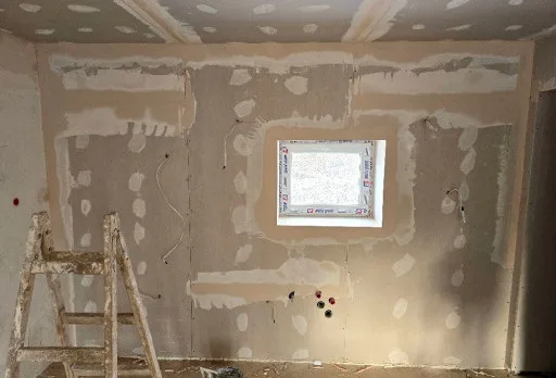 Bau- und Reparaturarbeiten an einem Haus in Balchik