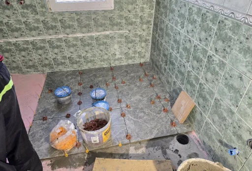 Bau- und Reparaturarbeiten an einem Haus in Balchik