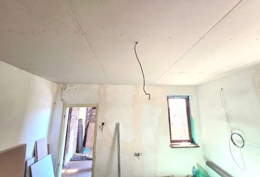 Bau- und Reparaturarbeiten an einem Haus in der Nähe von Varna