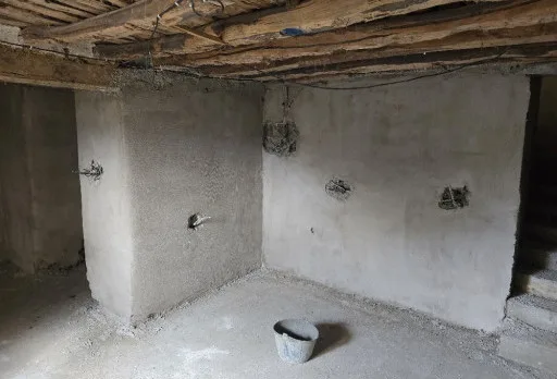 Bau- und Reparaturarbeiten an einem Haus in der Nähe von Varna